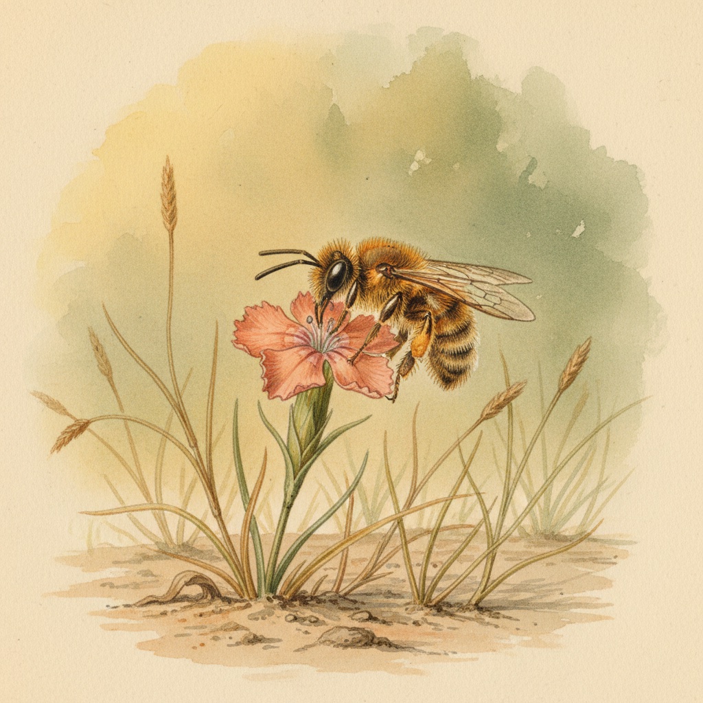 Charakteristische Wildbienen-Trachtpflanze in Brandenburg
