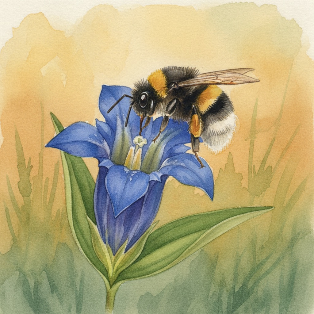 Charakteristische Wildbienen-Trachtpflanze in Bayern