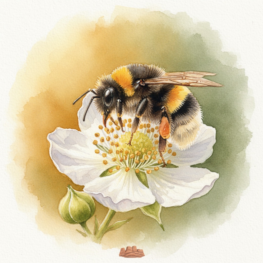 Charakteristische Wildbienen-Trachtpflanze in Saarland