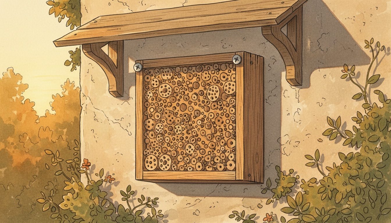 Schritt 3: Montage — Wildbienen-Nisthilfe Bau