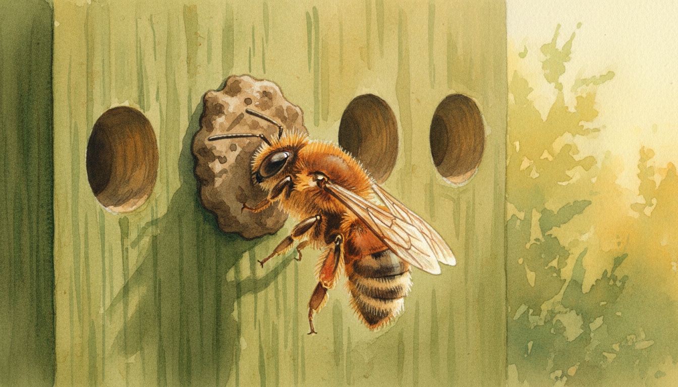 Schritt 4: Erfolgs-Beleg — Wildbienen-Nisthilfe Bau