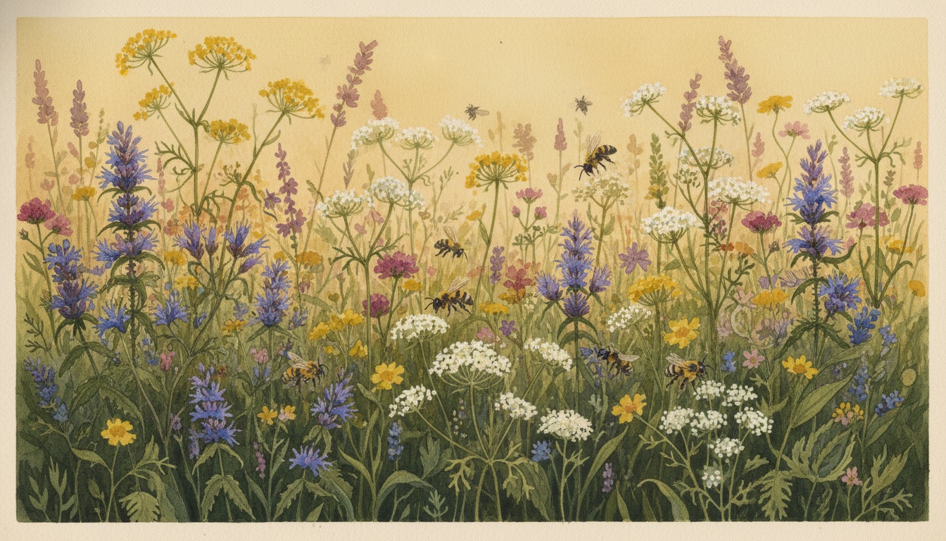Schritt 4: Dritte Saison — Wildblumen-Streifen anlegen